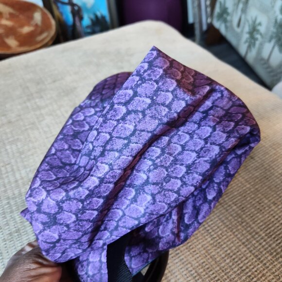 Coach XL Purple Multi Snake Print Getaway PACKABLE Travel Weekender Tote 1 PIECE - Picture 4 of 10